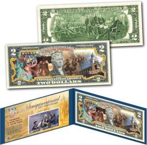 America 250th Anniversary Spirit of '76 Genuine Postage 1976 Stamp Panel + July