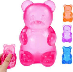 Gummy Bear Squishy, Stress Bear Taba Squishy, Taba Squishy Toys for Kids, Stress