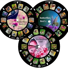MayKo Butterfly Reels for Viewfinder. Compatible with Viewmaster Classic Viewers