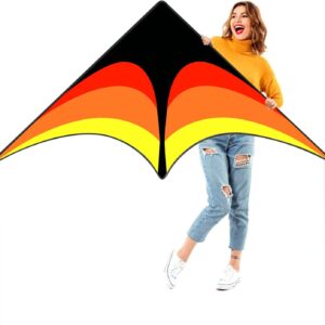 Large Single Line Beach Kite for Adults,Easy to Fly Kites for Kids Age 4-12