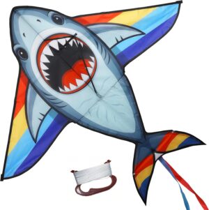 TOY Life 55.9'' Kites Easy to Fly for Kids Adults with 328.1 FT String, Beach Ki