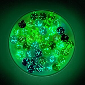 Skylety 20 Pieces Large Marbles Glowing in The Dark, Marbles Bulk Luminous Color