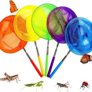 Kids Telescopic Butterfly Fishing Nets for Kids Catching Insect Net Outdoor Tool