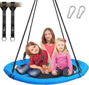 Trekassy 700lb 40 Inch Saucer Tree Swing for Kids Adults Outdoor 900D Oxford Wat
