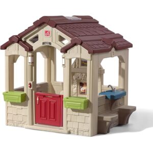 Step2 Charming Cottage Kids Playhouse, Indoor and Outdoor Clubhouse Playset, Int