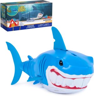 SwimWays Rainbow Reef Shark Water-Activated Pool Toy for Ages 5+ | Realistic Swi