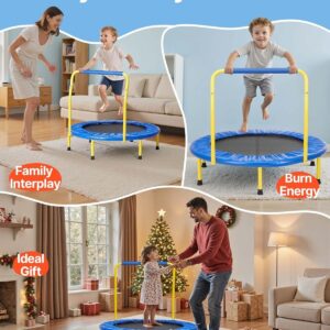 VEVOR 3FT Trampoline for Kids, 36" Trampolines Indoor/Outdoor Trampoline for Tod
