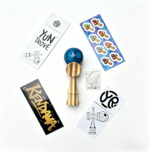 Professional Competition Kendama - Bamboo Skill Toy, Japanese Wooden Ball and Cu