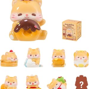 Cat Bake Shop Series Blind Box Figures, Random Design Action Figures Collecti...