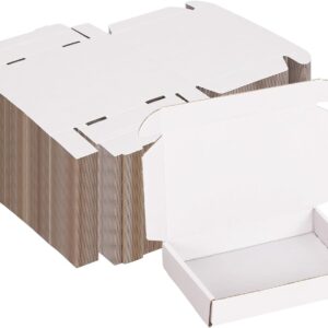 MEBRUDY 6x4x1 Inches Small Shipping Boxes Pack of 100, Corrugated Cardboard B...