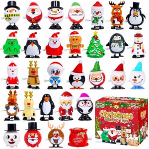Max Fun 30pcs Christmas Wind Up Toys Stocking Stuffers for Kids Christmas Party