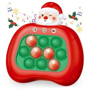 Intoypad Pop Fidget Game Toys for Christmas, Santa Claus Light Up Fidget Toy Ele