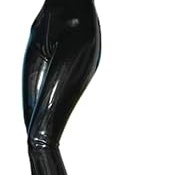 Latex Catsuit with Front Zip Classic Black Jumpsuit Unisex Customized 0.4mm T...